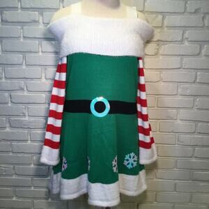 Ugly Christmas Sweater Dress Juniors XXL 20